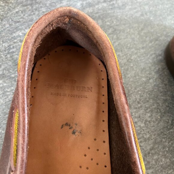 Sid Mashburn Camp Moccasin Dark Brown Leather - Picture 6 of 8